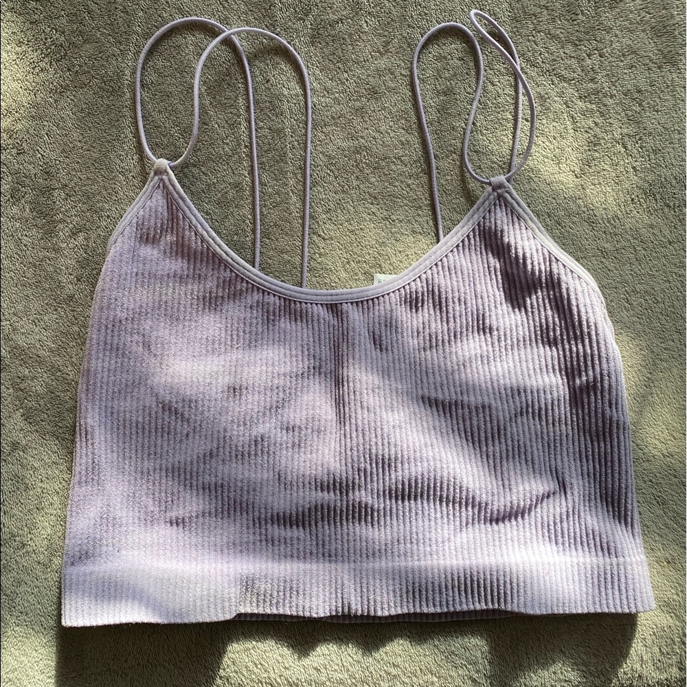 Forever21 purple crop top